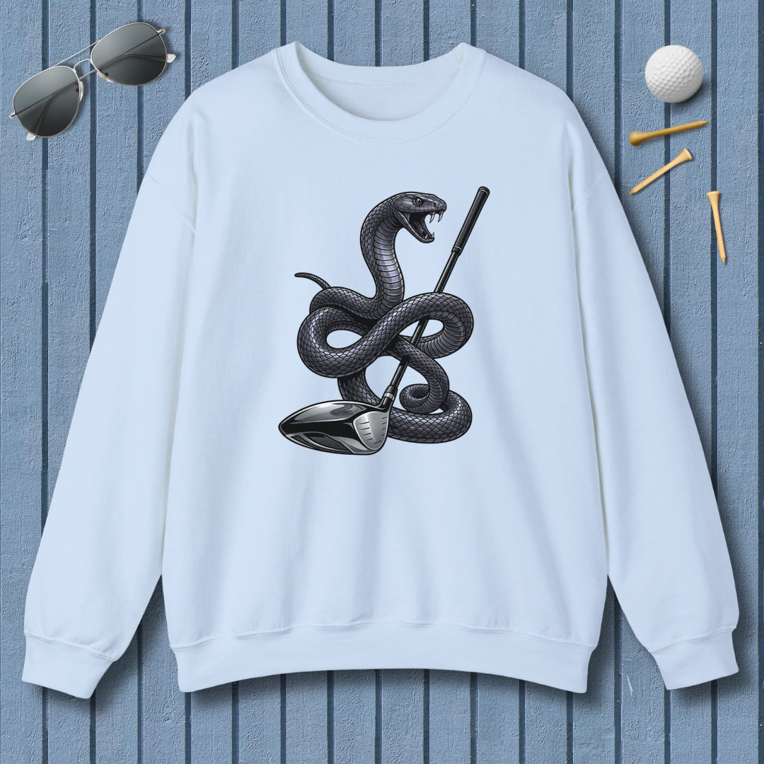 Strike Position - Mamba - Adult Golf Sweatshirt in Light Blue