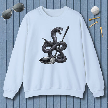 Strike Position - Mamba - Adult Golf Sweatshirt in Light Blue