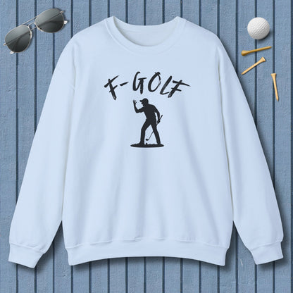 F-Golf (Male) - Adult Golf Sweatshirt in Light Blue