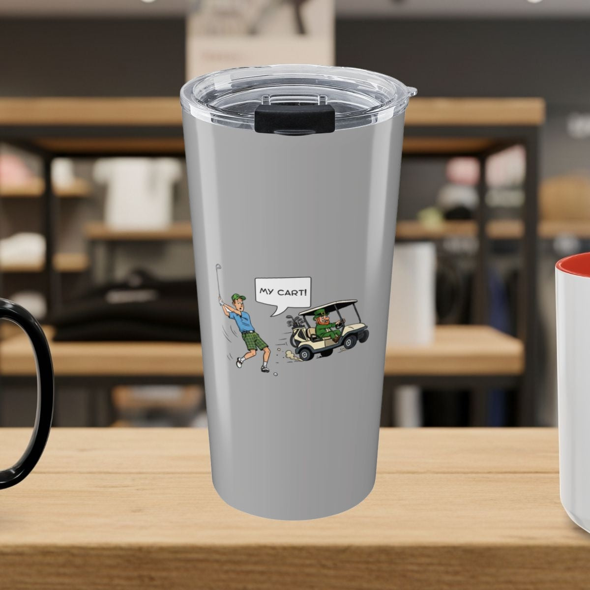 My Cart! - 20oz Tumbler in Light Grey
