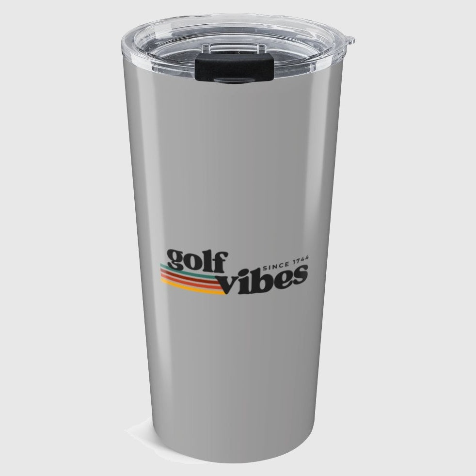 Golf Vibes - 20oz Tumbler in Light Grey