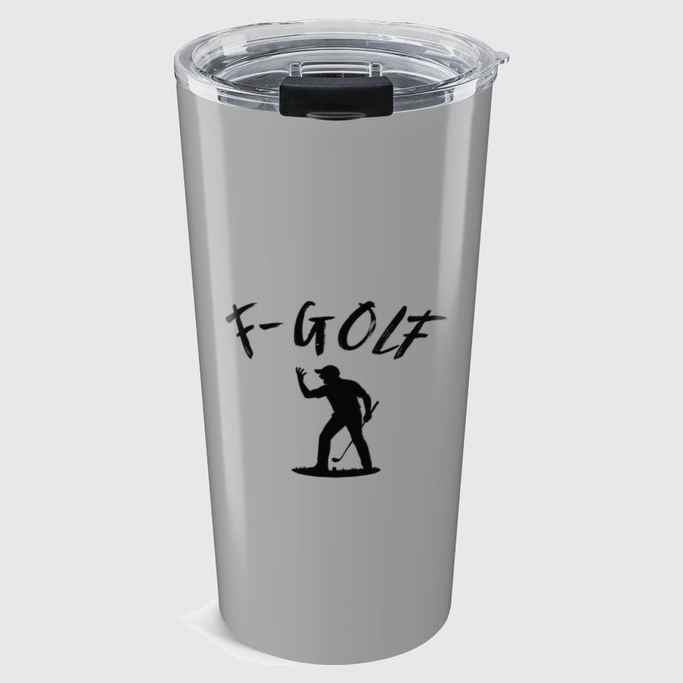 F-Golf (Male) - 20oz Tumbler in Light Grey