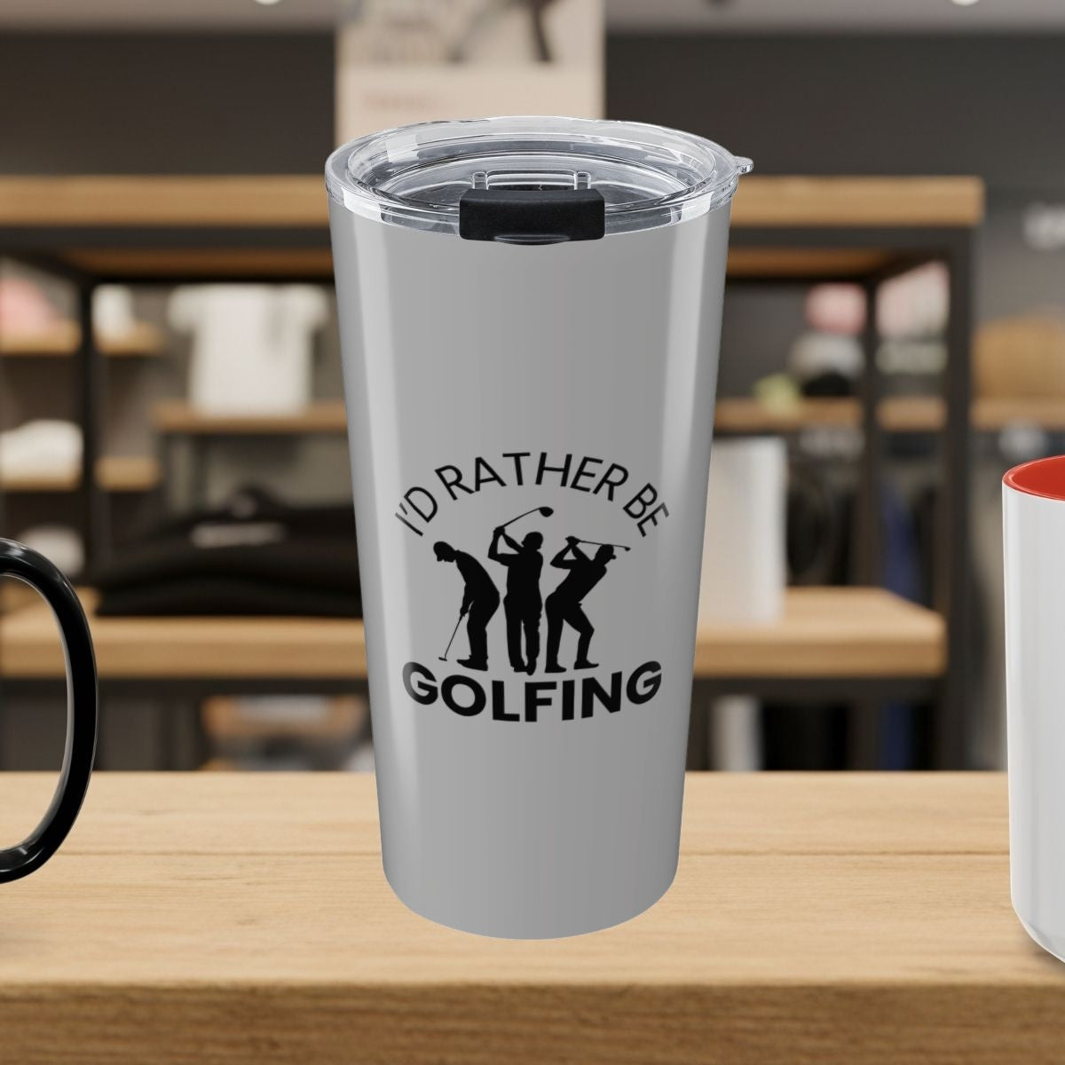 I'd Rather Be Golfing - 20oz Tumbler in Light Grey