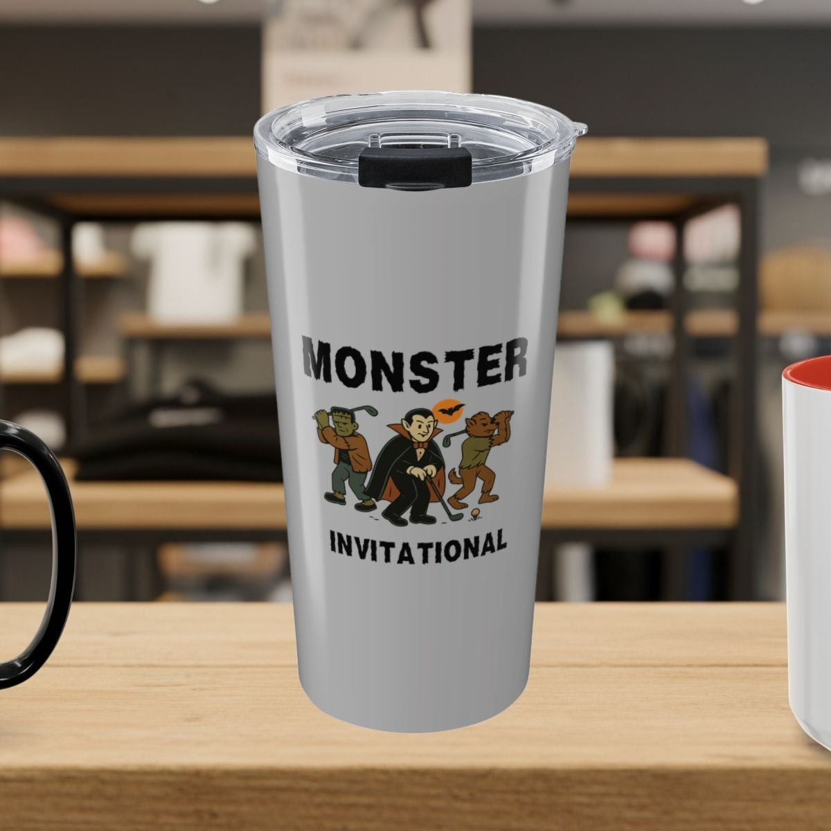 Monster Invitational - 20oz Tumbler in Light Grey