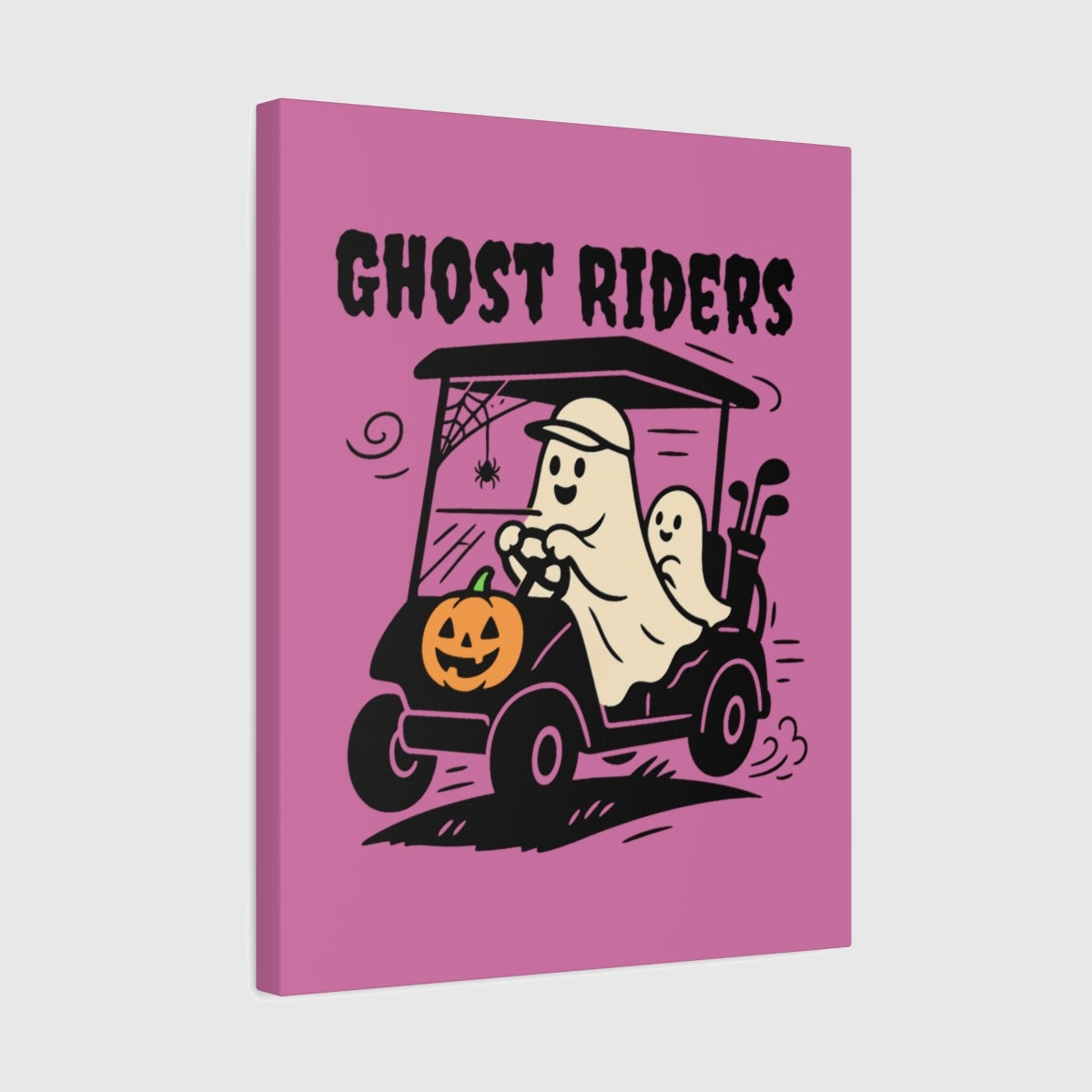 Ghost Riders - Canvas Wall Art - Light Pink - 16×20 - front