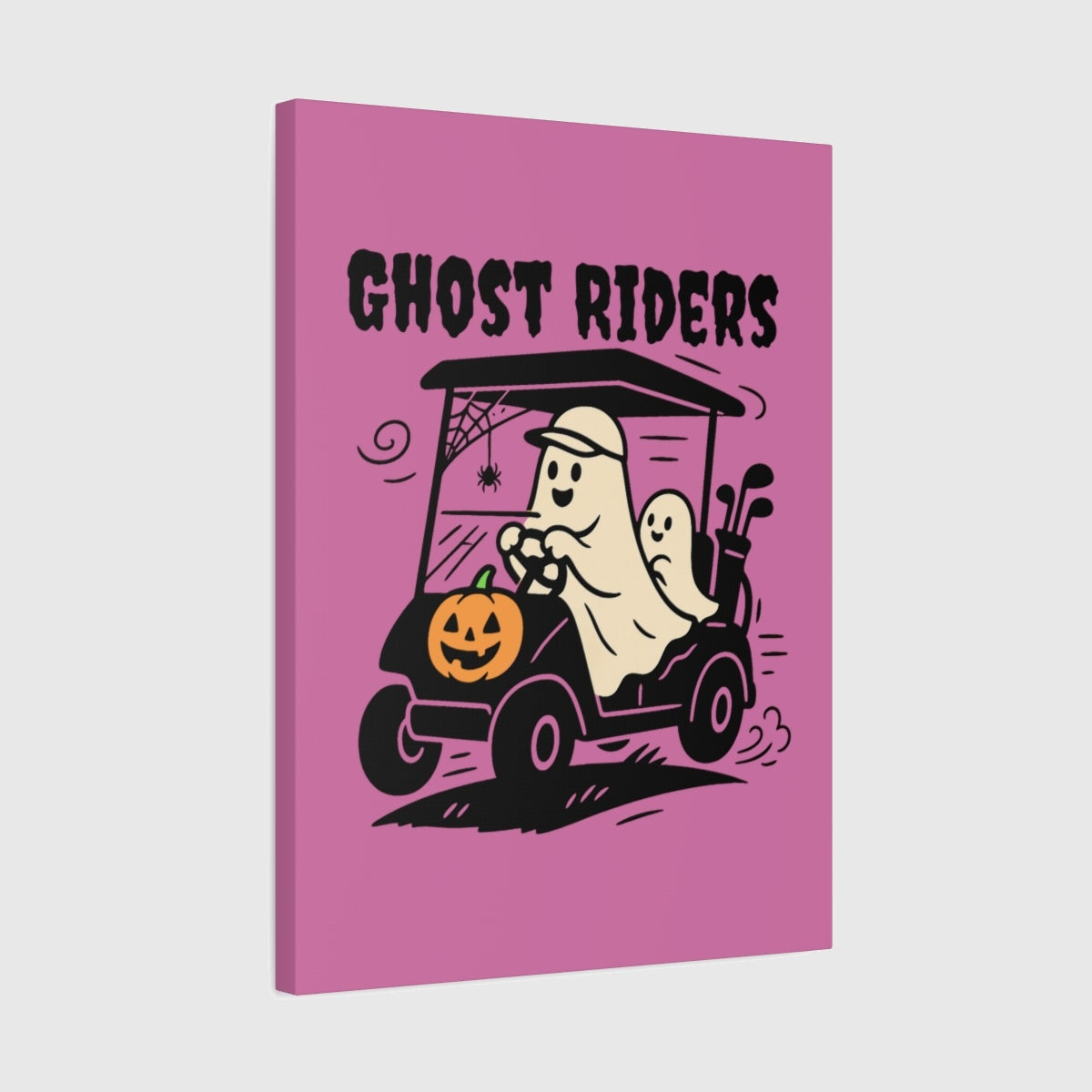 Ghost Riders - Canvas Wall Art - Light Pink - 18×24 - front