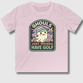 Ghouls Just Wanna Have Golf - Youth Golf T-Shirt in Light Pink