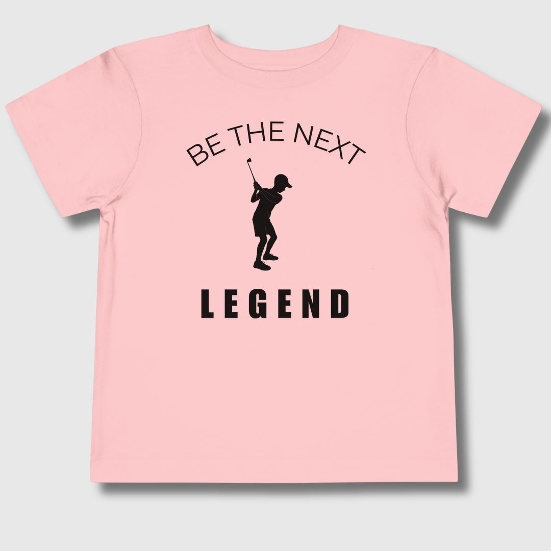 BE THE NEXT LEGEND (Boys) - Toddler Golf T-Shirt in Light Pink