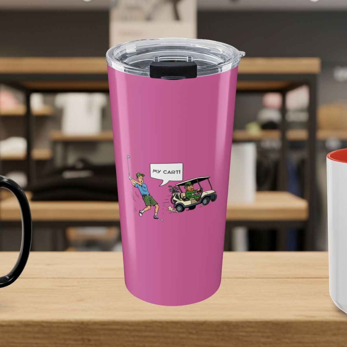 My Cart! - 20oz Tumbler in Light Pink
