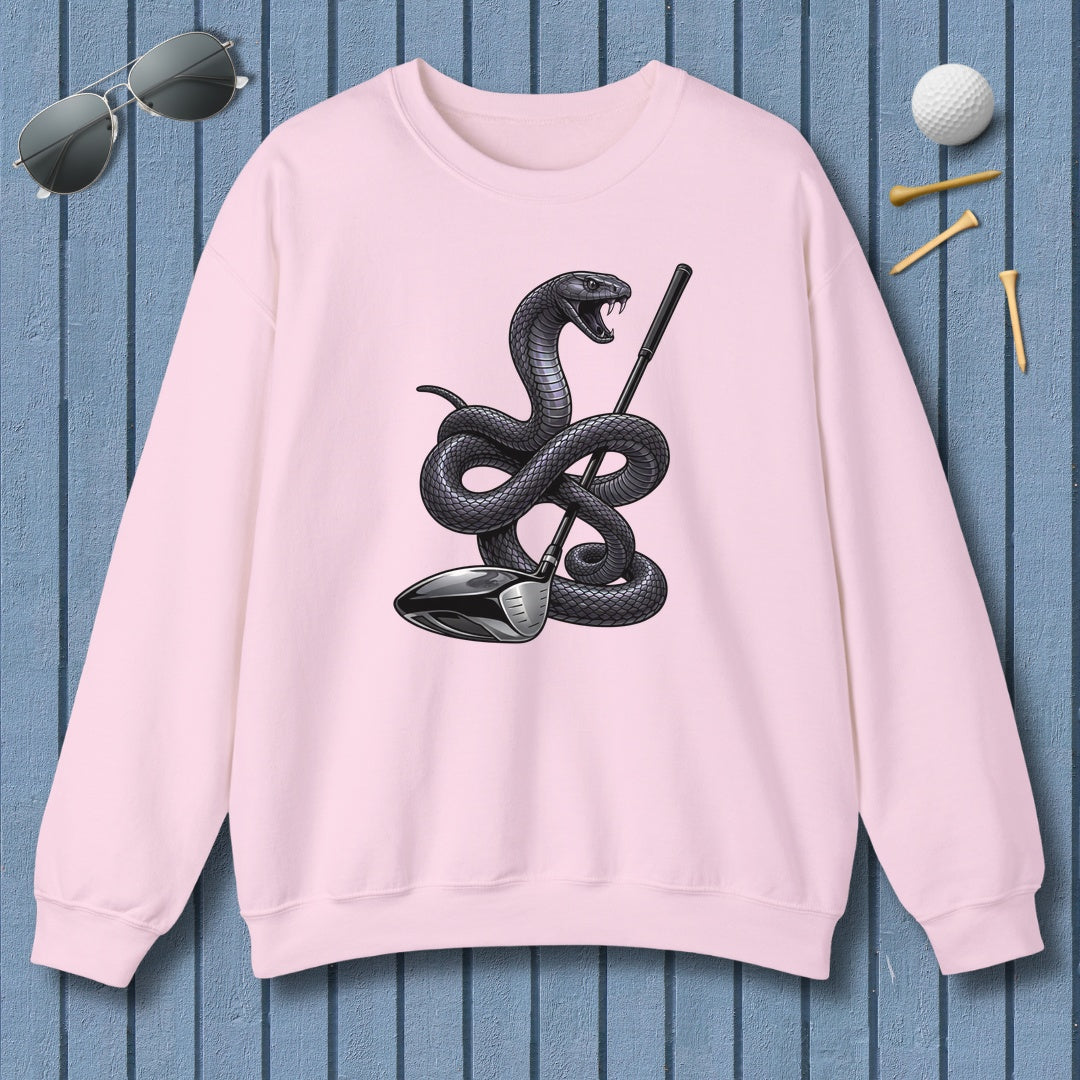 Strike Position - Mamba - Adult Golf Sweatshirt in Light Pink