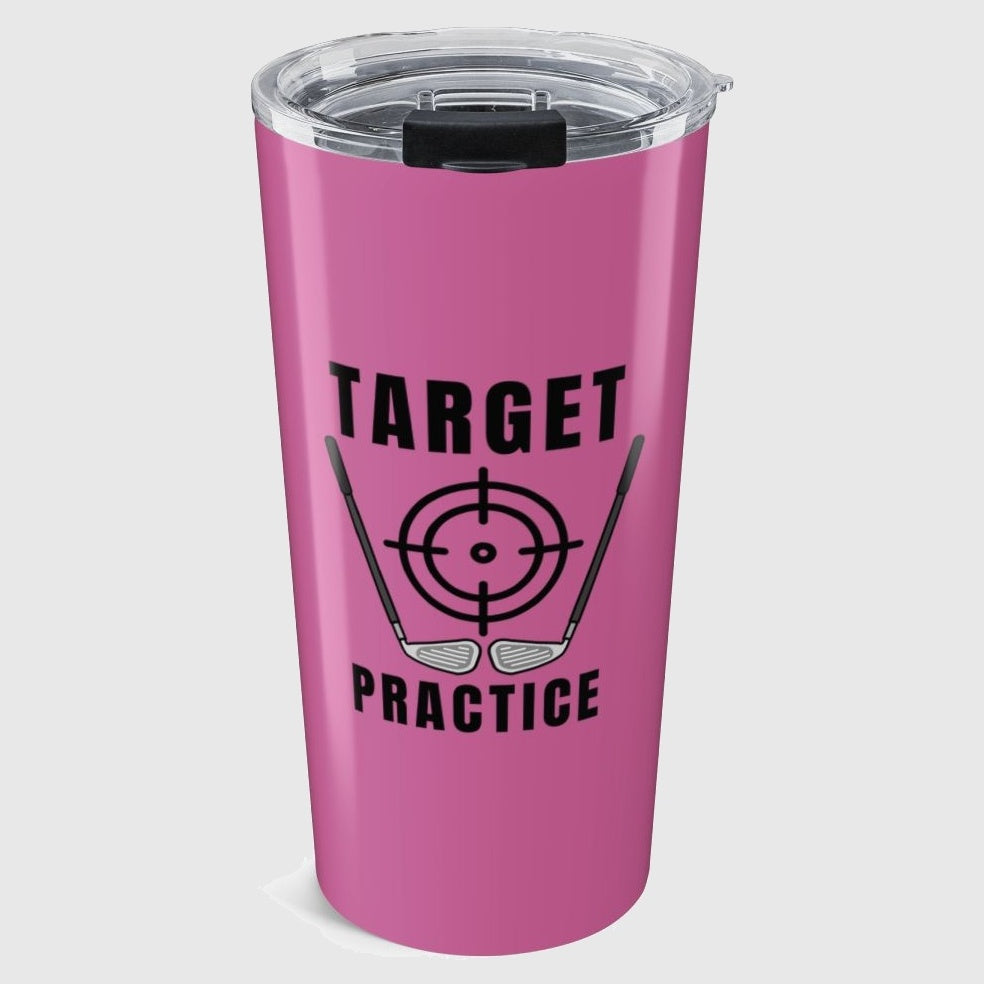 Target Practice - 20oz Tumbler in Light Pink