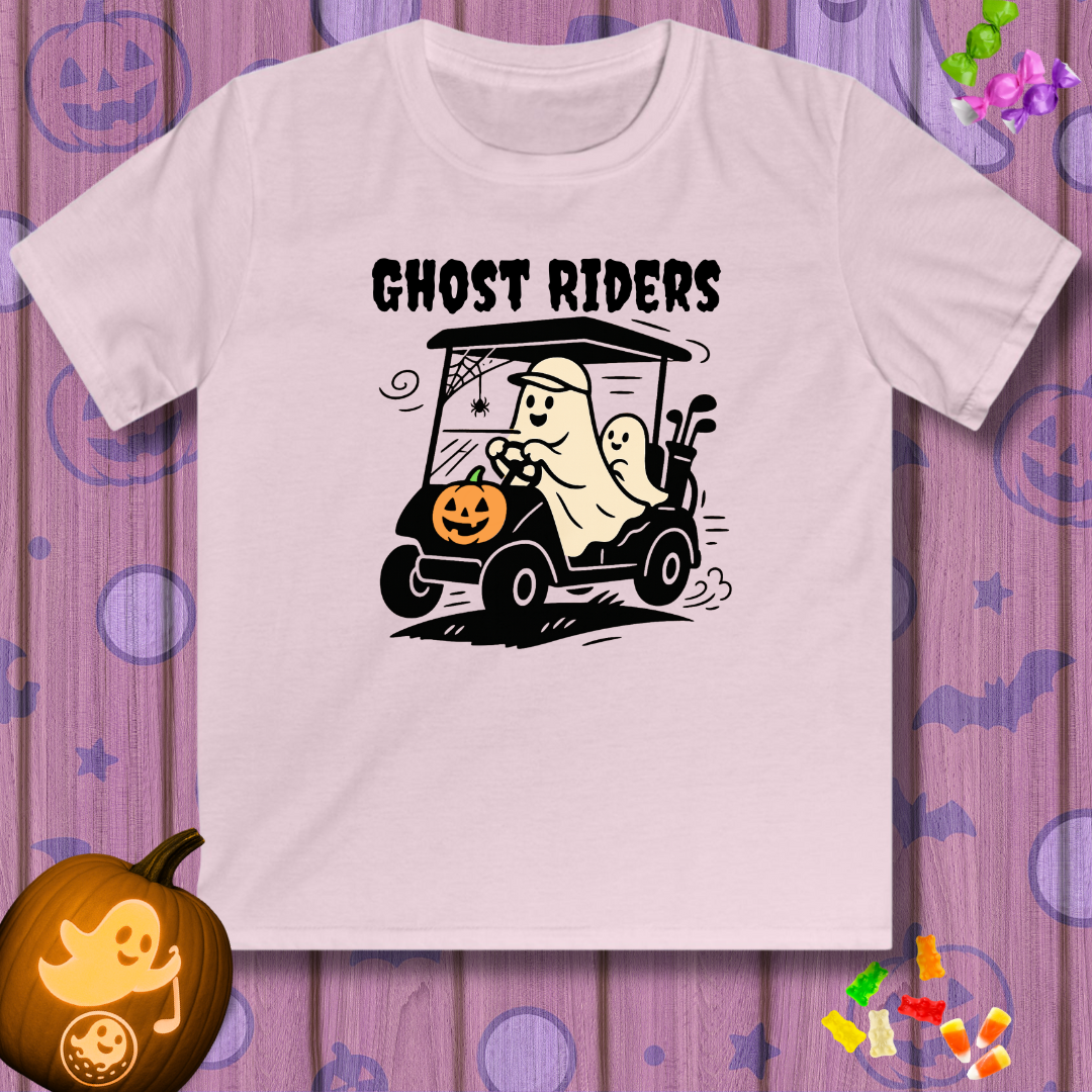 Ghost Riders - Youth Halloween Golf T-Shirt