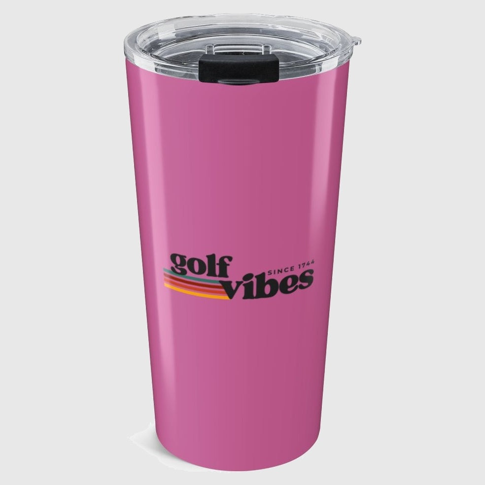 Golf Vibes - 20oz Tumbler in Light Pink