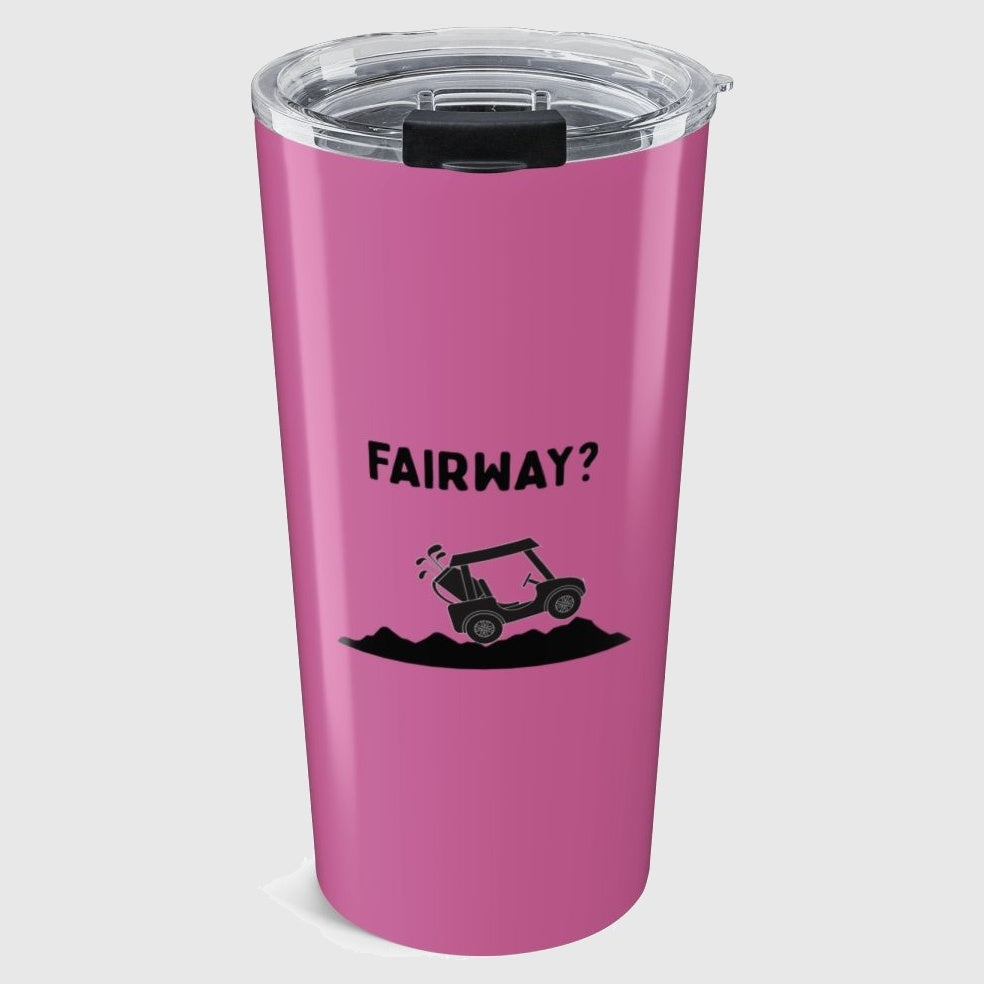 Fairway? - 20oz Tumbler in Light Pink