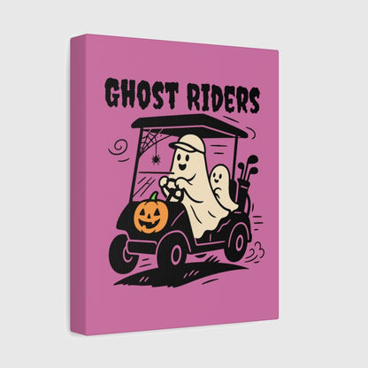 Ghost Riders - Canvas Wall Art - Light Pink - 8×10 - front