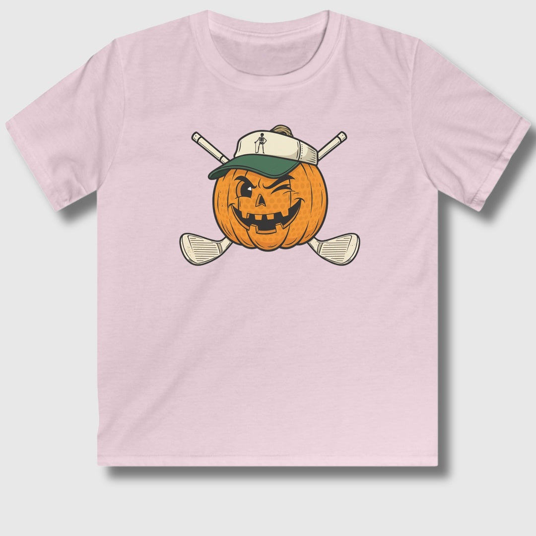Golf or Gourd - Youth Golf T-Shirt in Light Pink