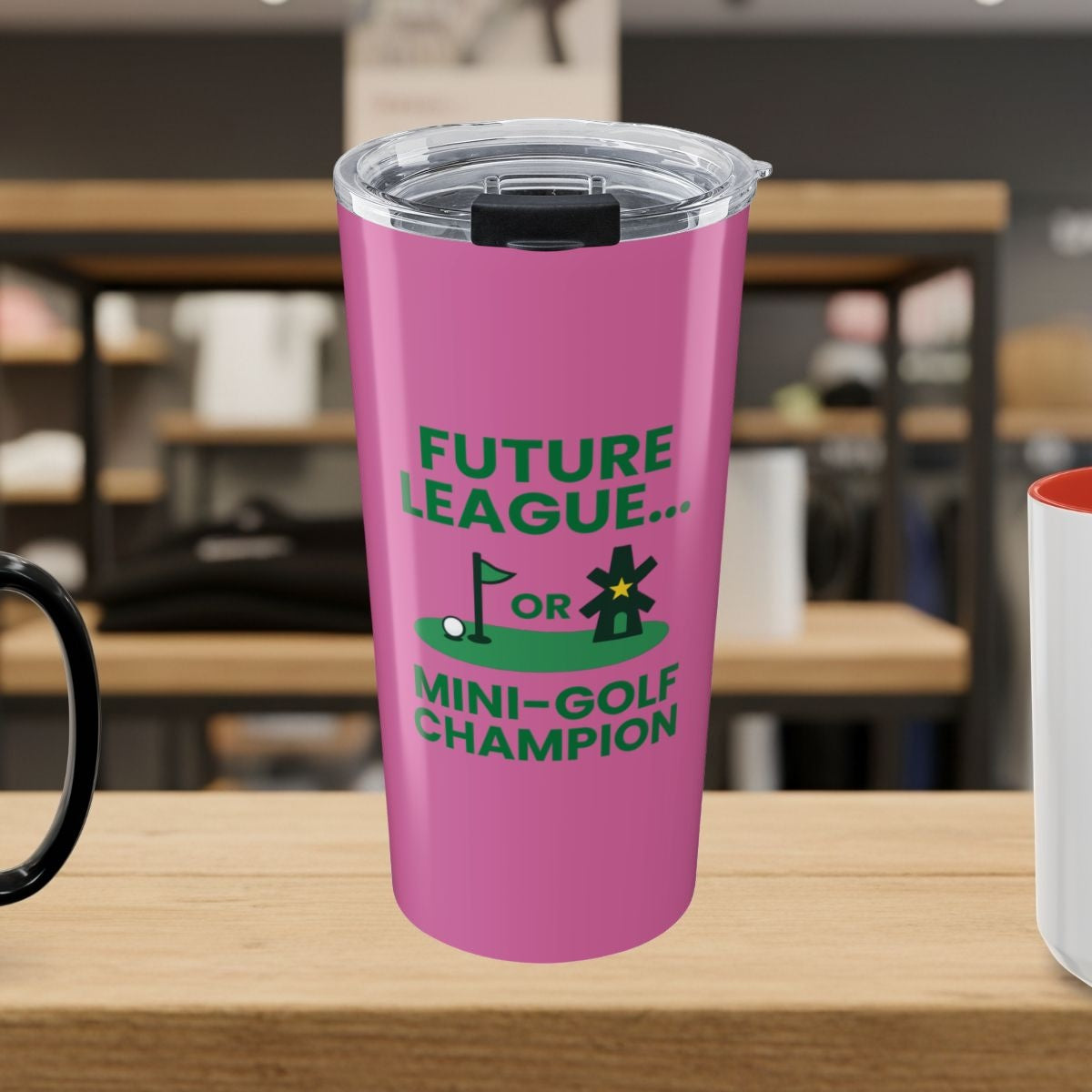 Future League or Mini-Golf Champion - 20oz Tumbler in Light Pink
