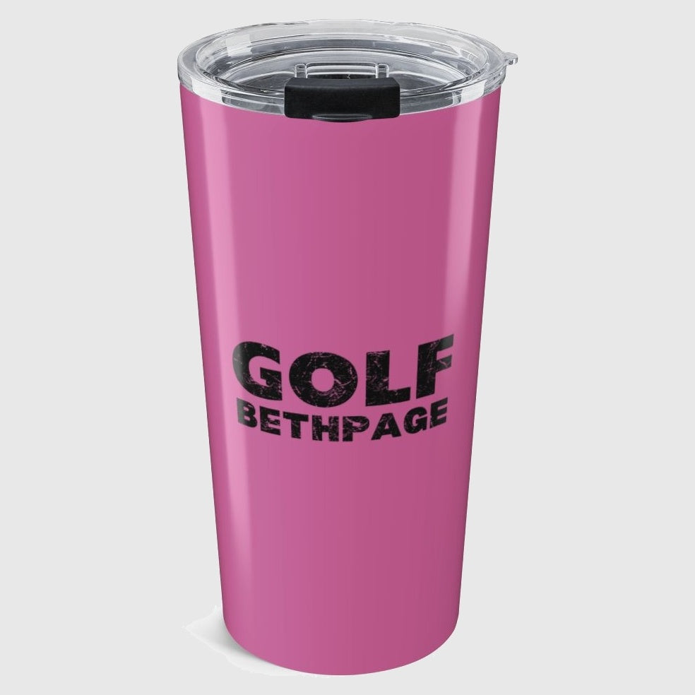 Golf Bethpage - 20oz Tumbler in Light Pink