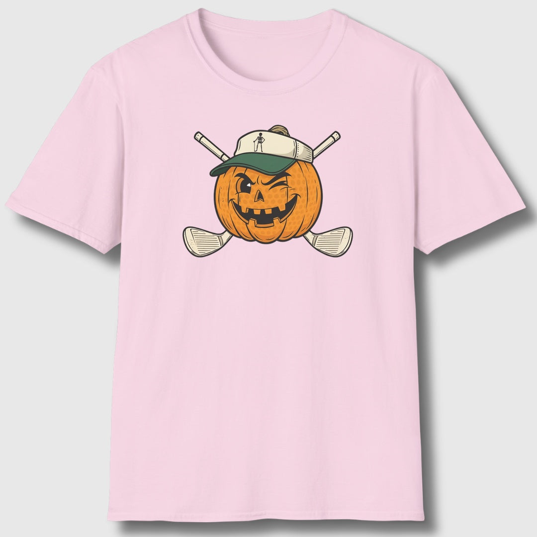 Golf or Gourd - Adult Golf T-Shirt in Light Pink