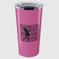 Unleash Your Mental Game (Female) - 20oz Tumbler in Light Pink
