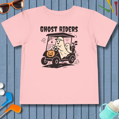 Ghost Riders - Toddler Golf T-Shirt in Pink