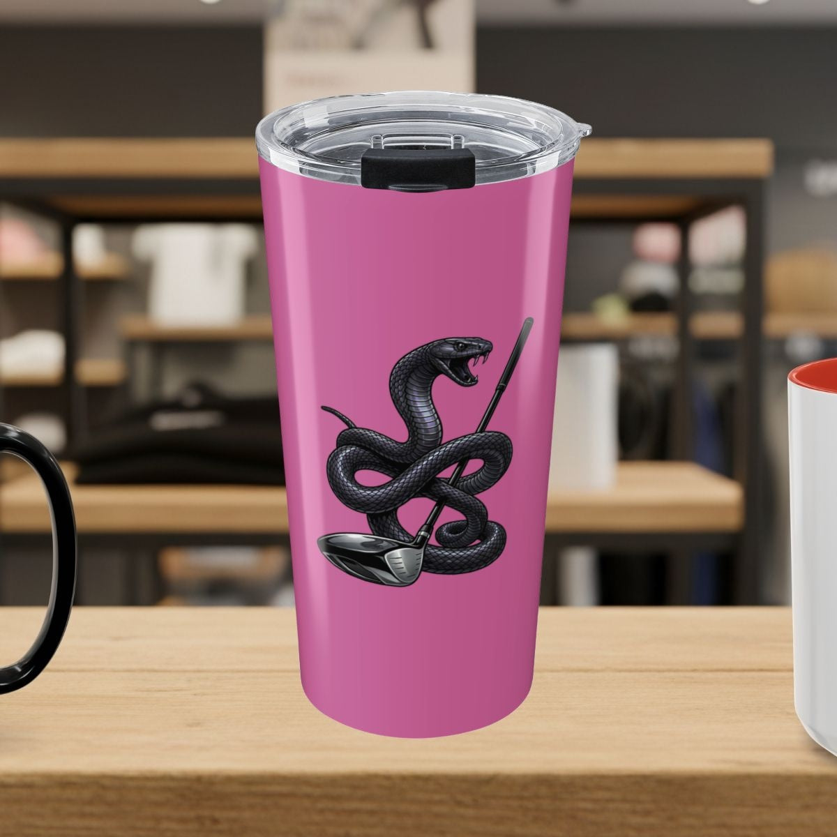 Strike Position - Mamba - 20oz Tumbler in Light Pink