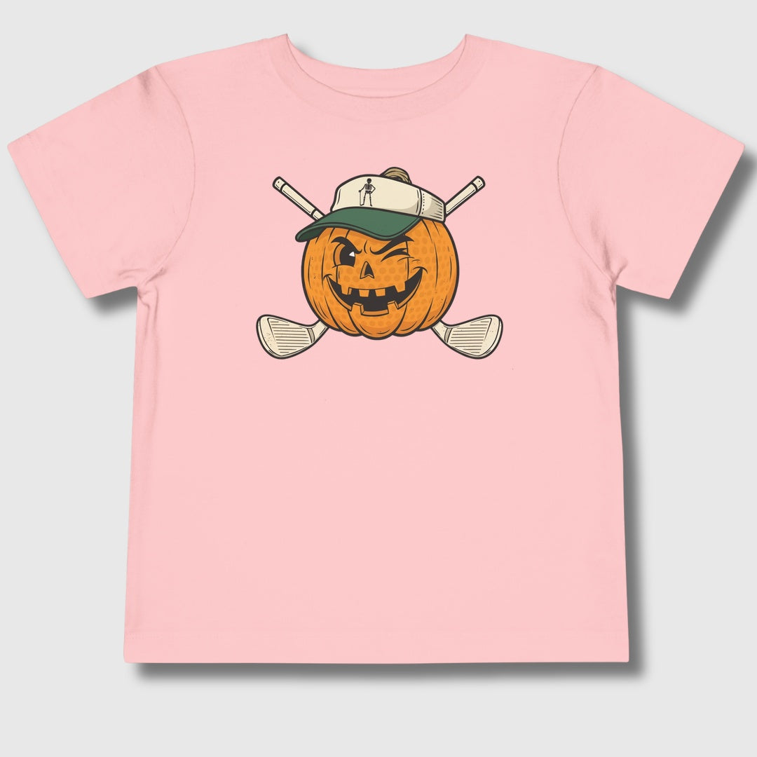 Golf or Gourd - Toddler Golf T-Shirt in Light Pink