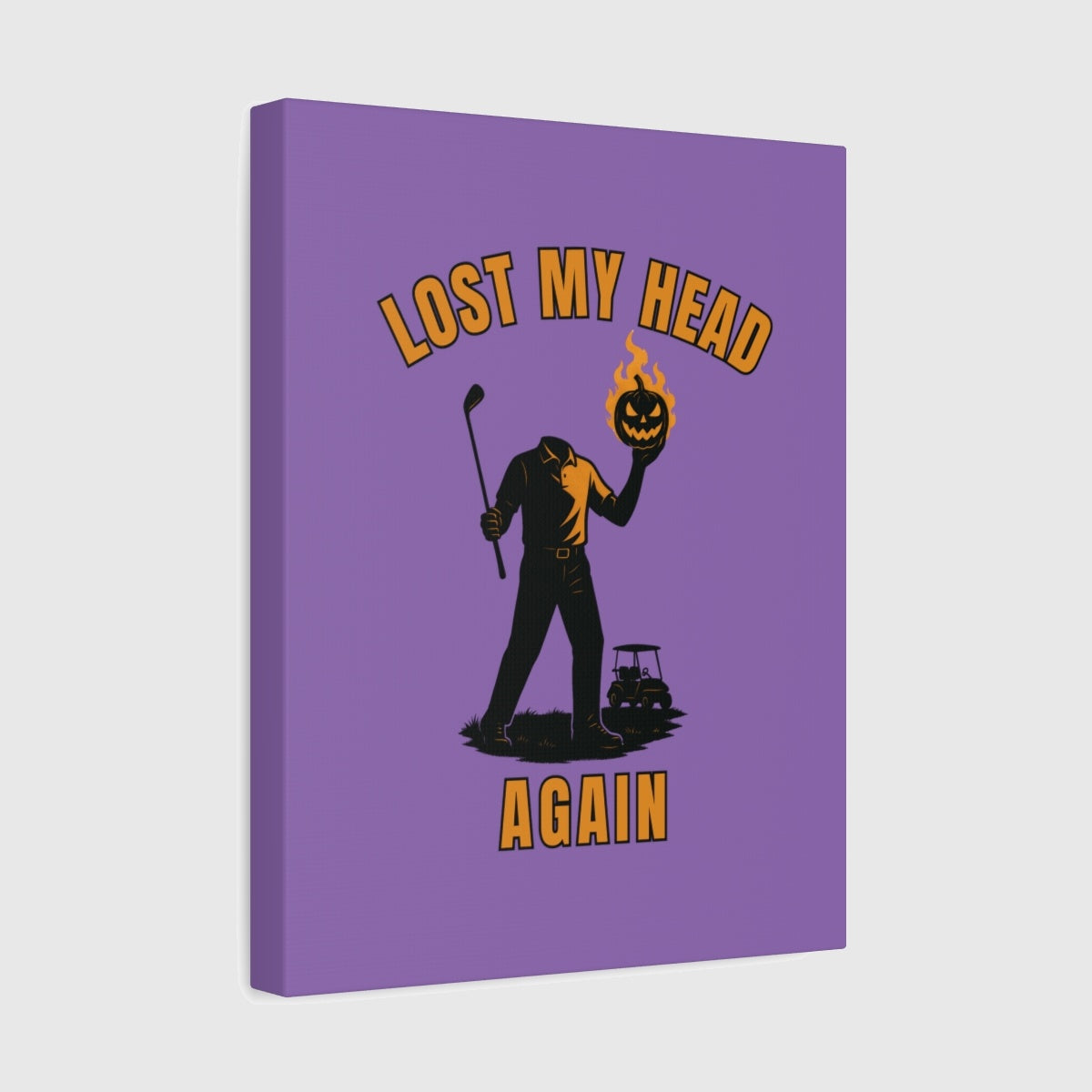Lost My Head, Again - Canvas Wall Art - Light Purple - 11×14 - front