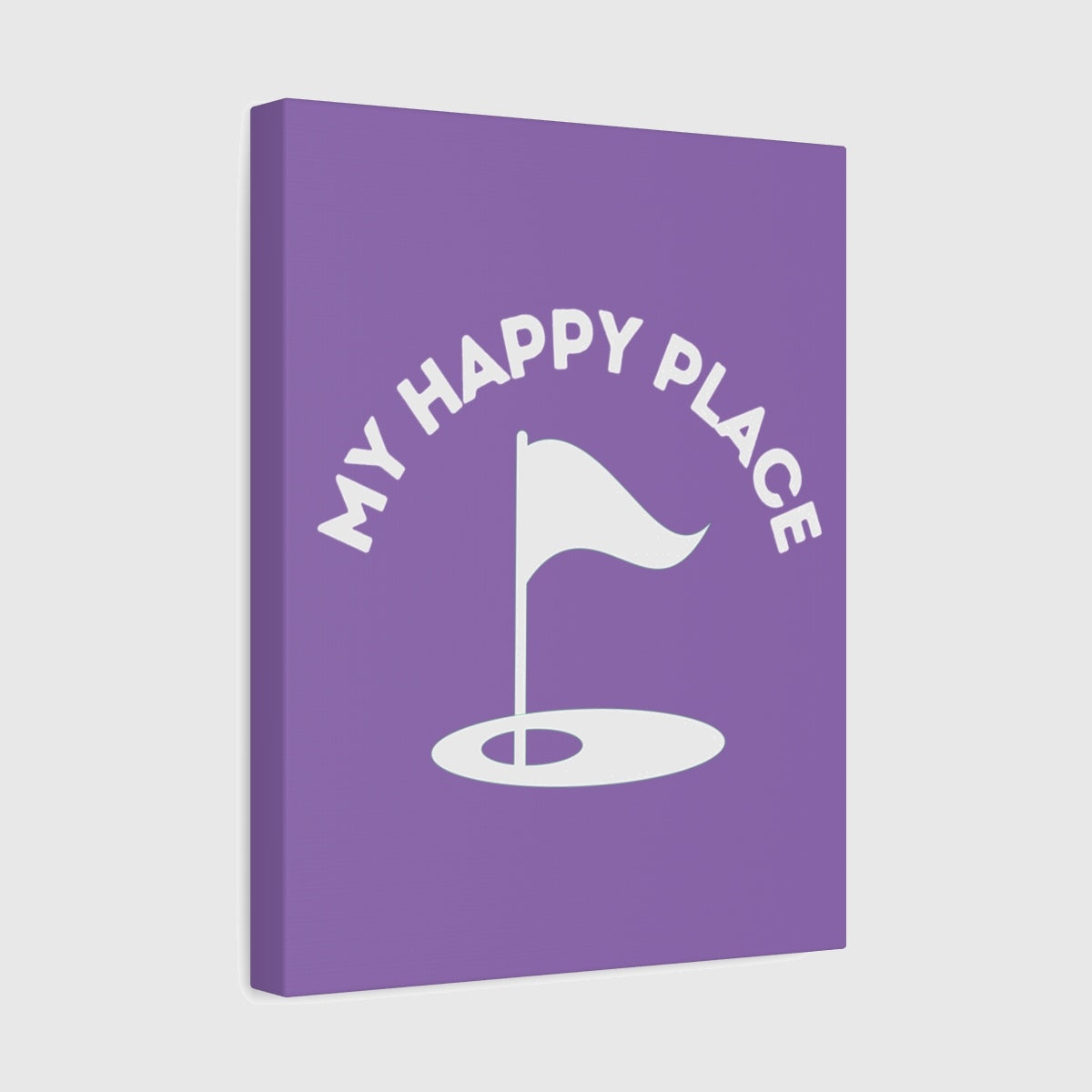 My Happy Place - Canvas Wall Art - Light Purple - 11×14 - front