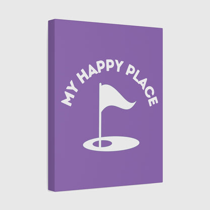 My Happy Place - Canvas Wall Art - Light Purple - 11×14 - front