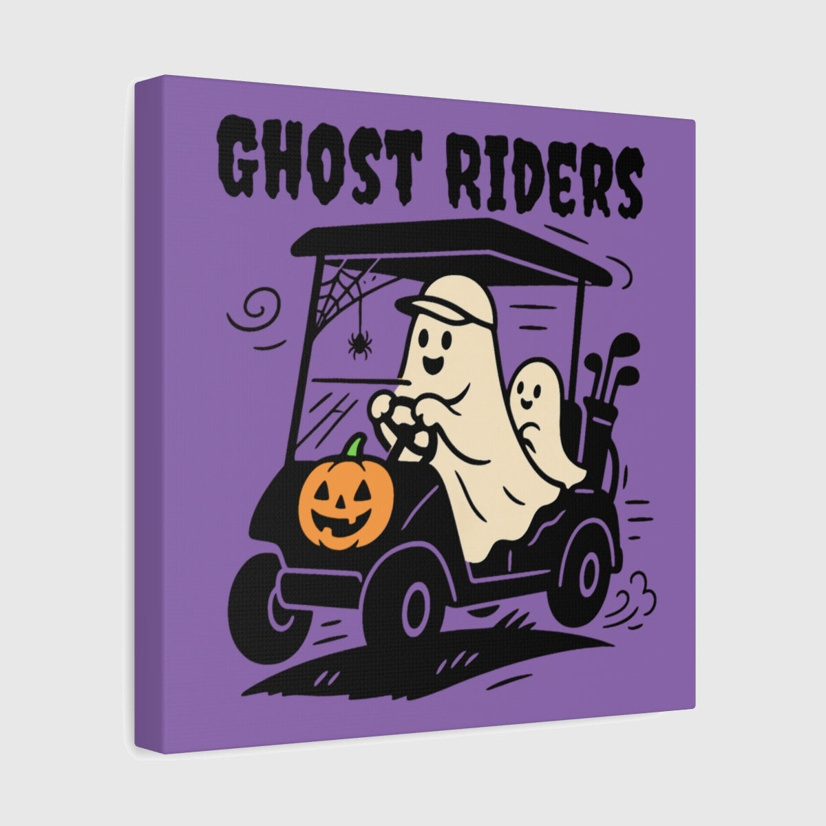 Ghost Riders - Canvas Wall Art - Light Purple - 12×12 - front