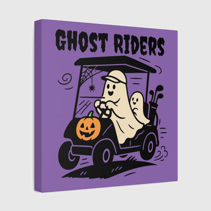 Ghost Riders - Canvas Wall Art - Light Purple - 12×12 - front