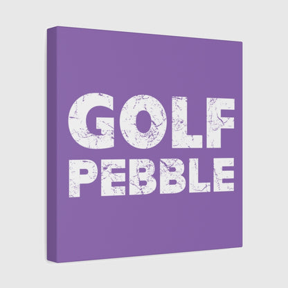 Golf Pebble - Canvas Wall Art - Light Purple - 12×12 - front