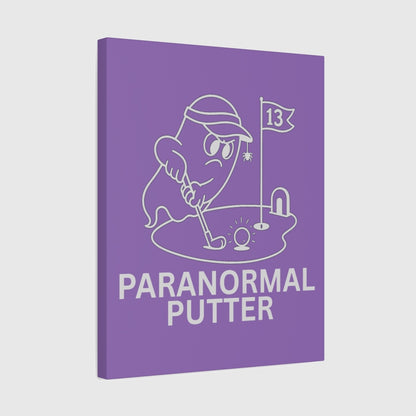 Paranormal Putter - Canvas Wall Art - Light Purple - 16×20 - front