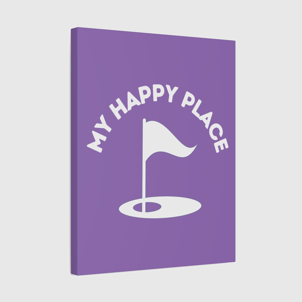 My Happy Place - Canvas Wall Art - Light Purple - 16×20 - front