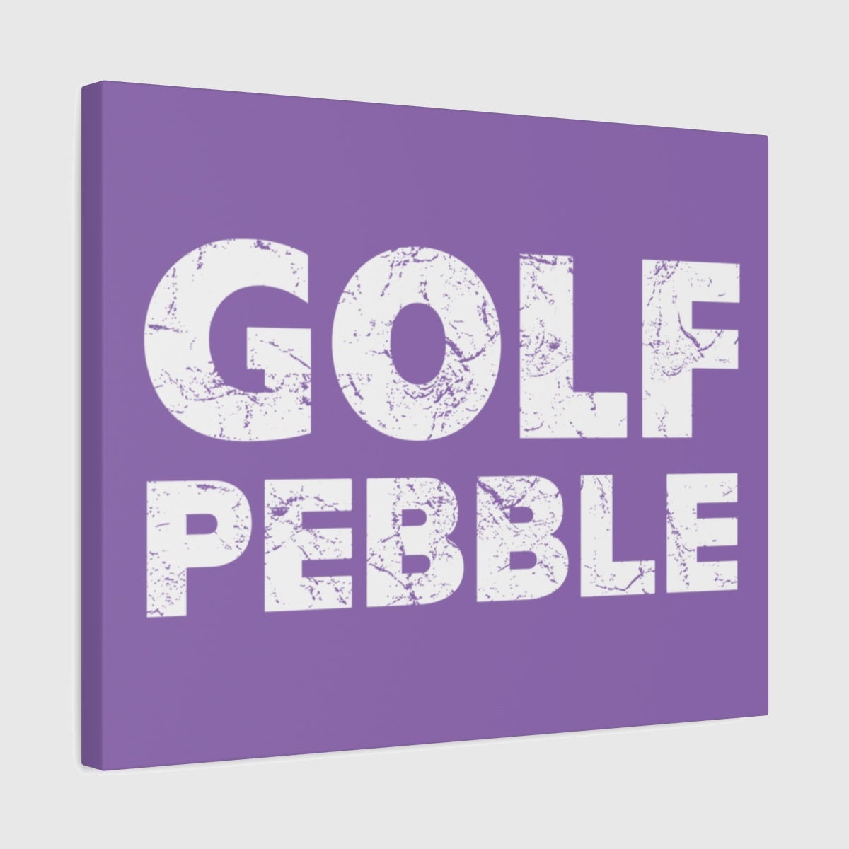 Golf Pebble - Canvas Wall Art - Light Purple - 16×20 - front