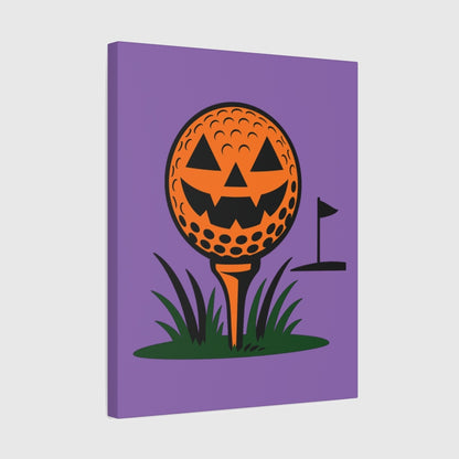 Tee Time Terror - Canvas Wall Art - Light Purple - 16×20 - front
