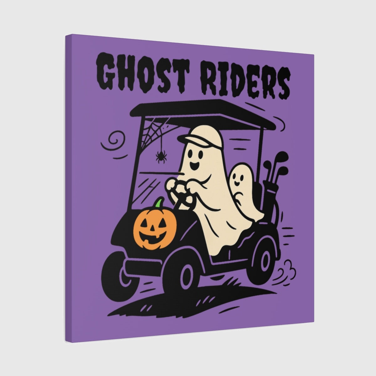 Ghost Riders - Canvas Wall Art - Light Purple - 24×24 - front
