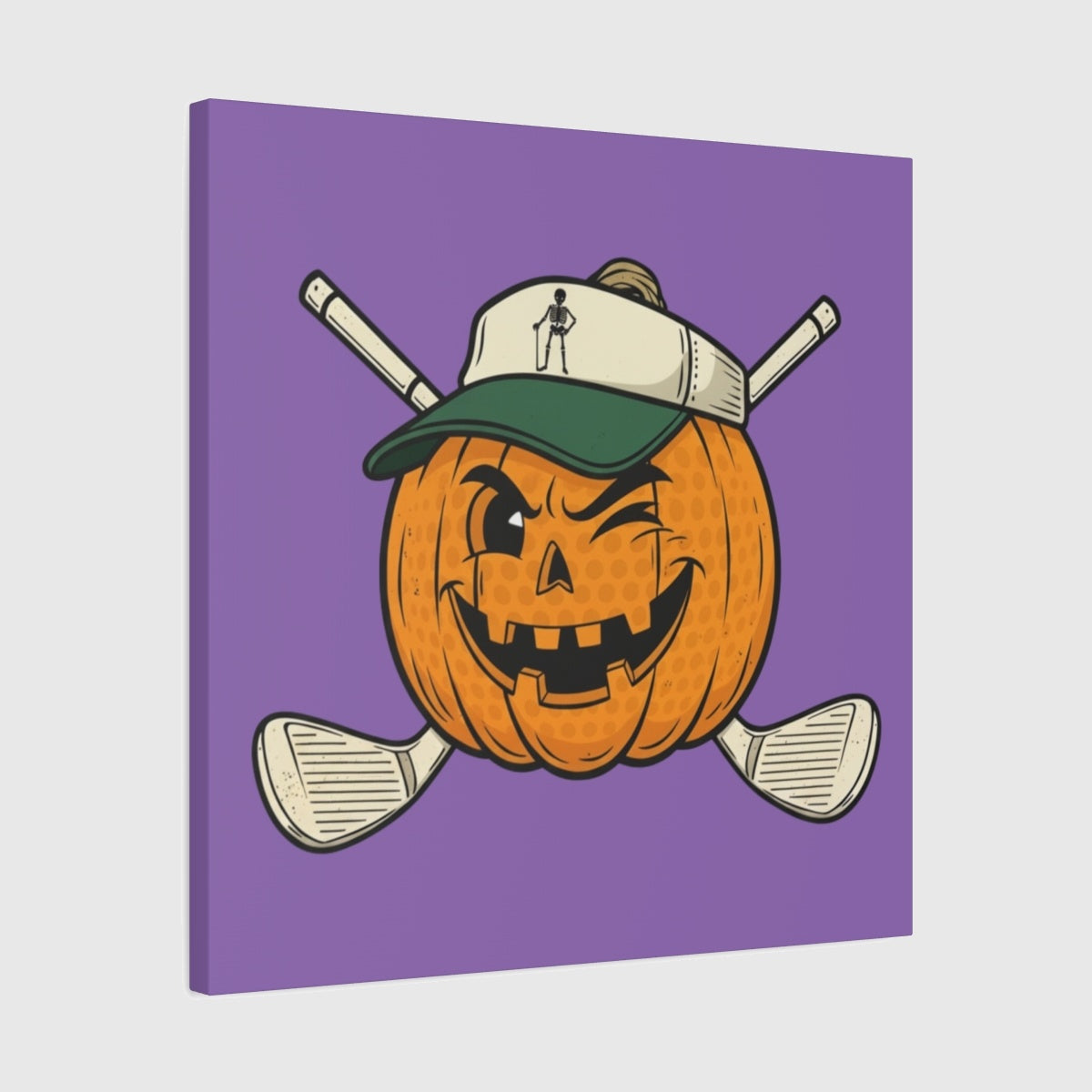Golf or Gourd - Canvas Wall Art - Light Purple - 24×24 - front