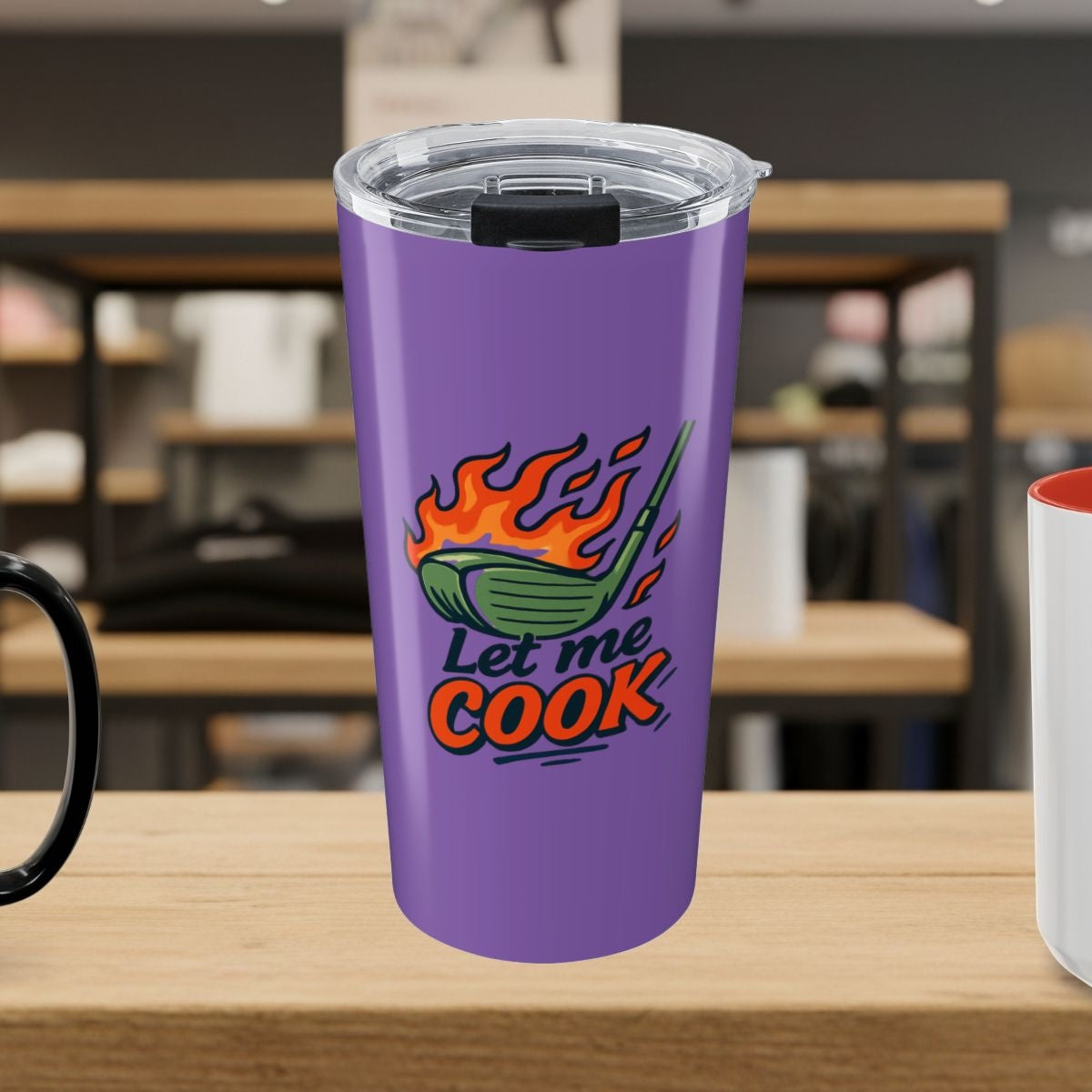 Let Me Cook - 20oz Tumbler in Light Purple
