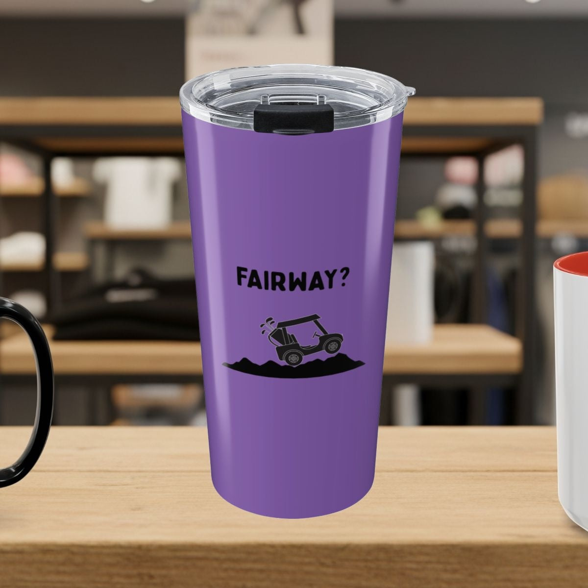 Fairway? - 20oz Tumbler in Light Purple