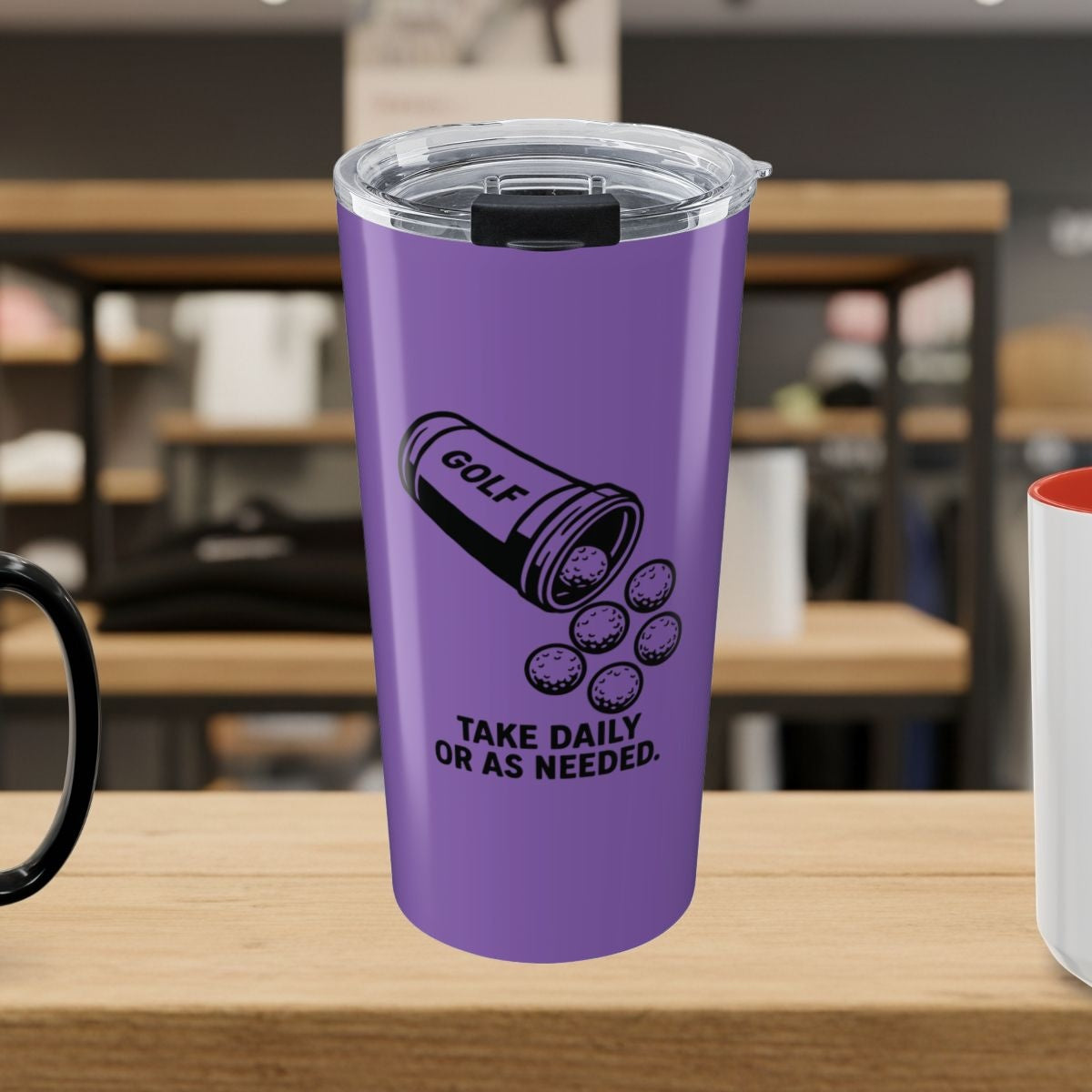 Golf Prescription - 20oz Tumbler in Light Purple