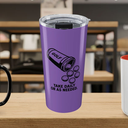 Golf Prescription - 20oz Tumbler in Light Purple