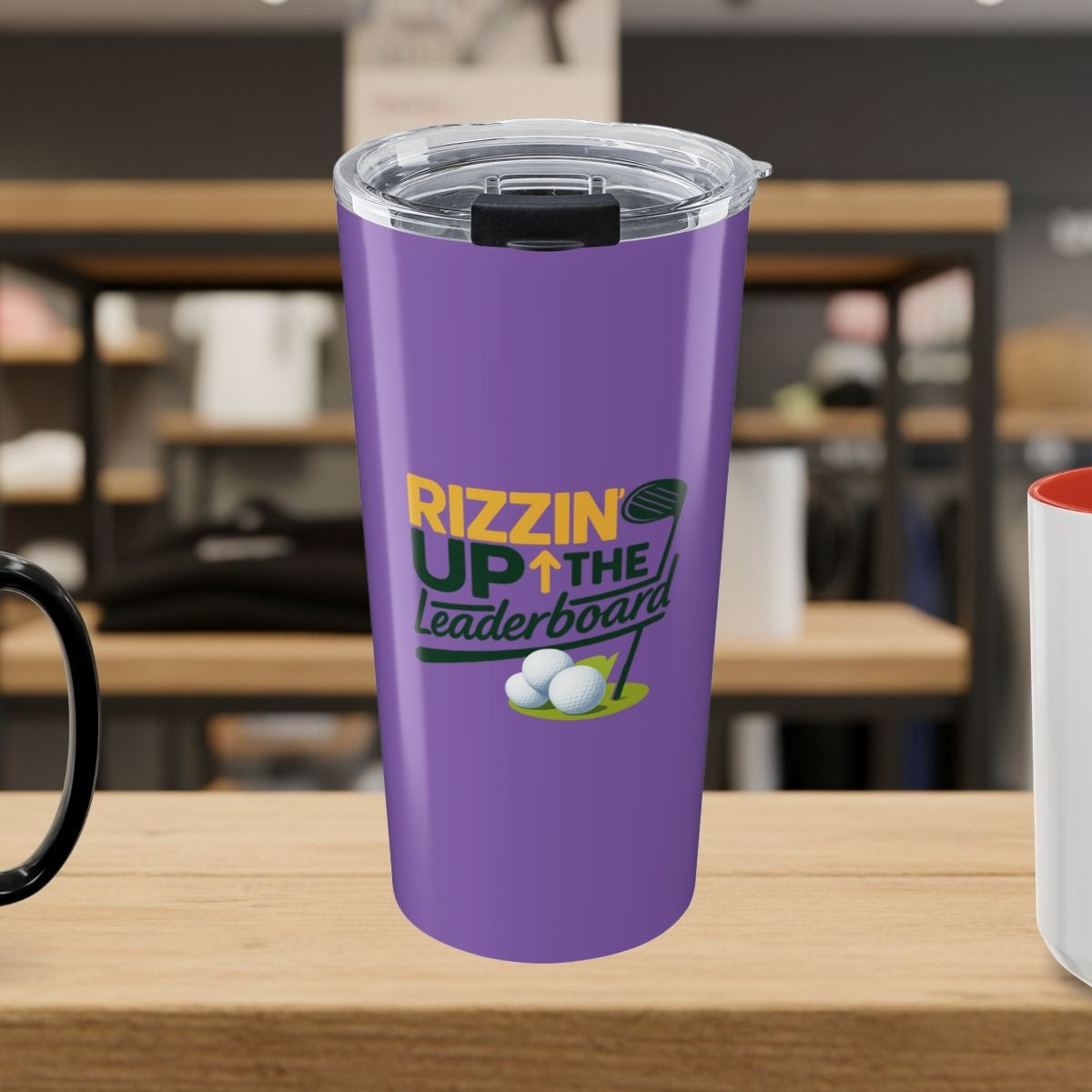 Rizzin' Up The Leaderboard - 20oz Tumbler in Light Purple