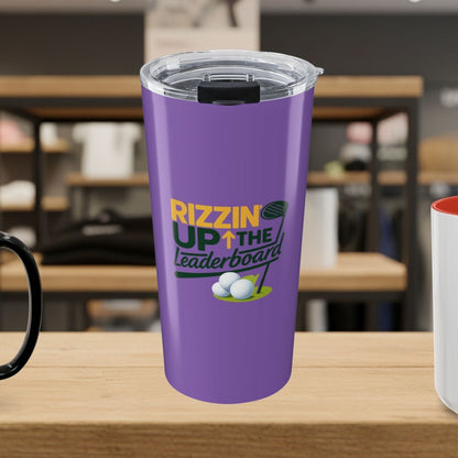 Rizzin' Up The Leaderboard - 20oz Tumbler in Light Purple