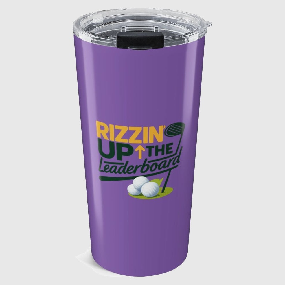 Rizzin' Up The Leaderboard - 20oz Tumbler in Light Purple
