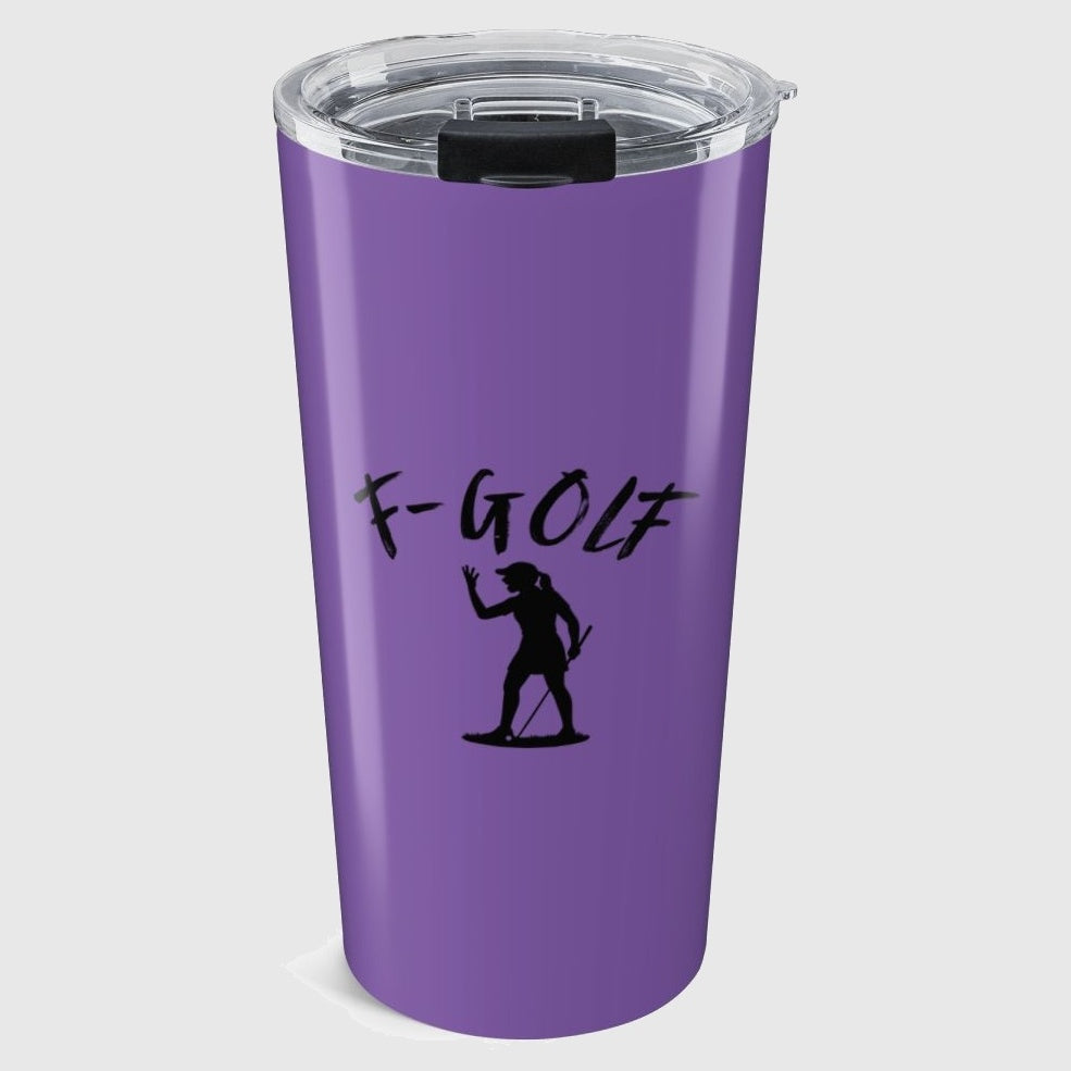 F-Golf (Female) - 20oz Tumbler in Light Purple