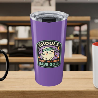 Ghouls Just Wanna Have Golf - 20oz Tumbler in Light Purple