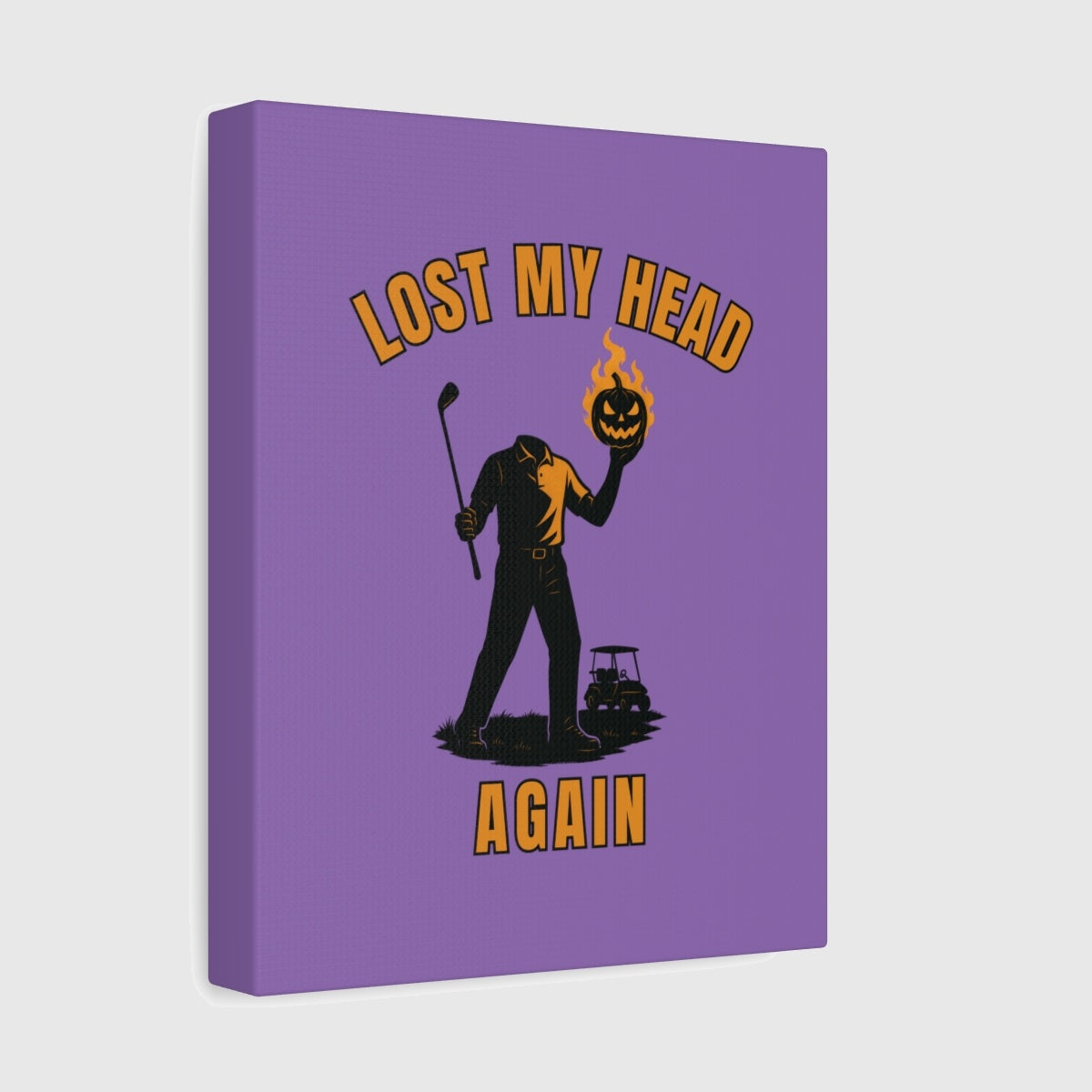 Lost My Head, Again - Canvas Wall Art - Light Purple - 8×10 - front