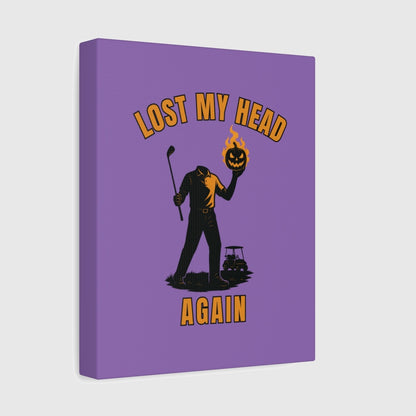 Lost My Head, Again - Canvas Wall Art - Light Purple - 8×10 - front
